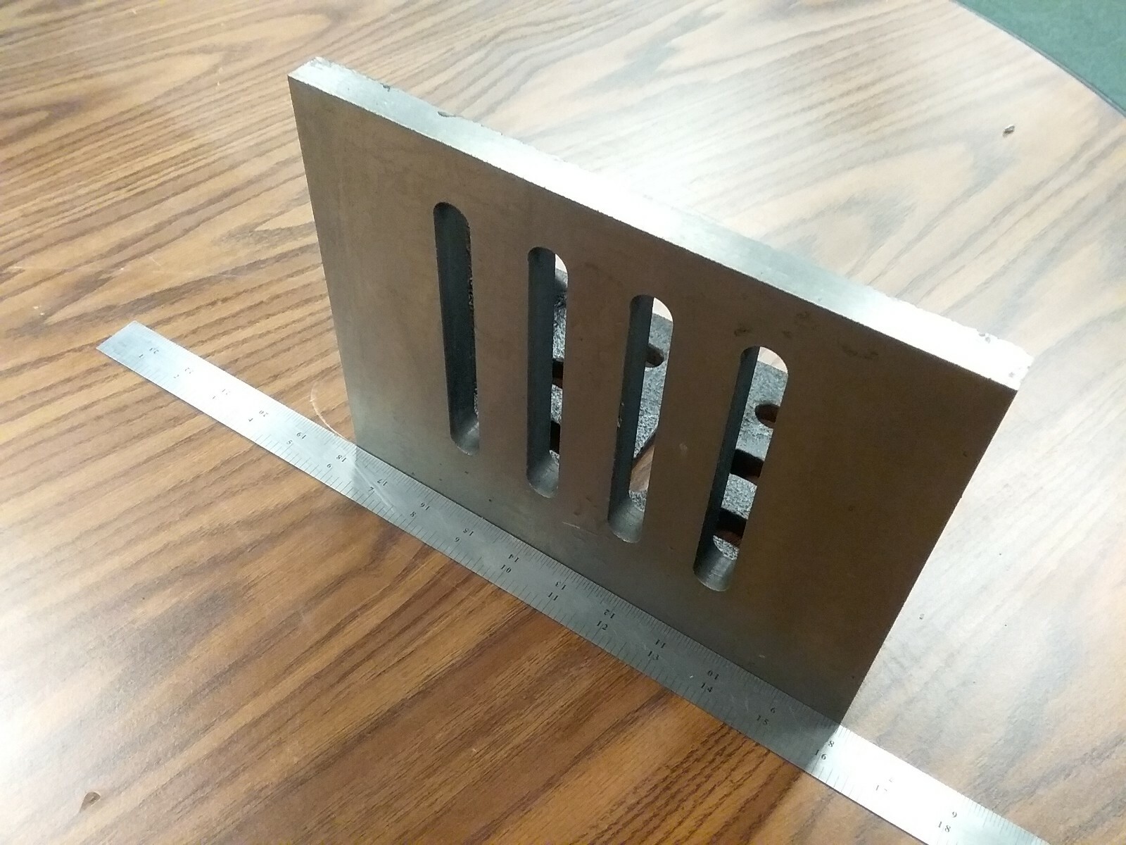 Slotted Angle Plate webbed End 10x8x6" high tensil accurate ground SAPW-1086-new