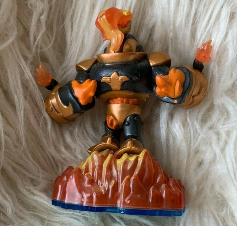 BLAST ZONE Skylanders SWAP FORCE loose figure card & code sticker Blue Base