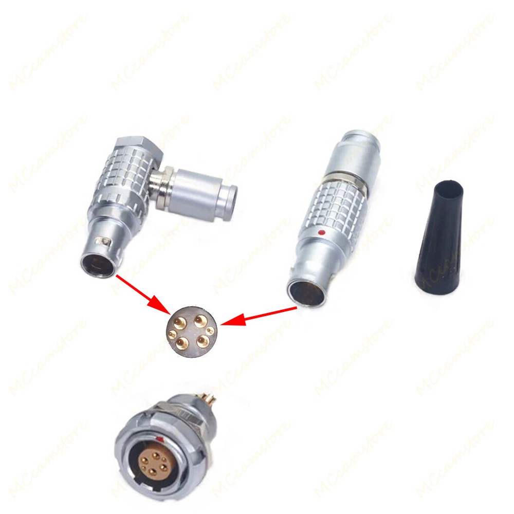 FGJ ECJ 1B 6 pin(4+2) plug and socket for DJI Roini2 power output plug,socket