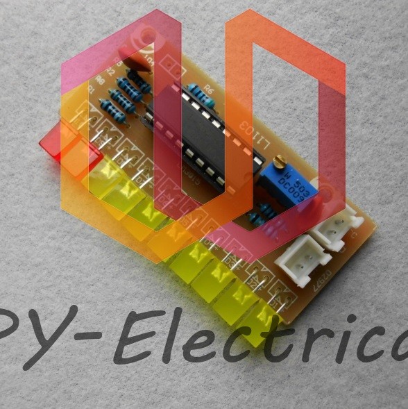 2pcs NEW LM3915 10 segment audio level indicator DIY kit   NEW M9