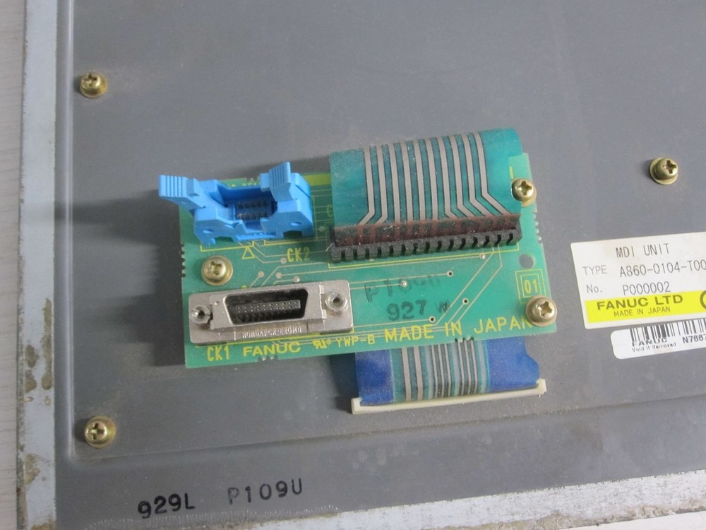 FANUC A860-0104-T004#TBR MDI Unit Keyboard Keypad Operator Interface Controls