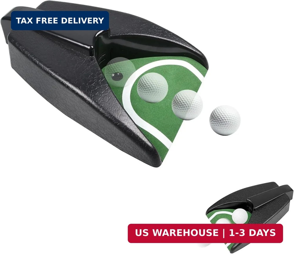 Golf Ball Return Putting Unit, Automatic Return Machine, Indoor Golf Putting Hol