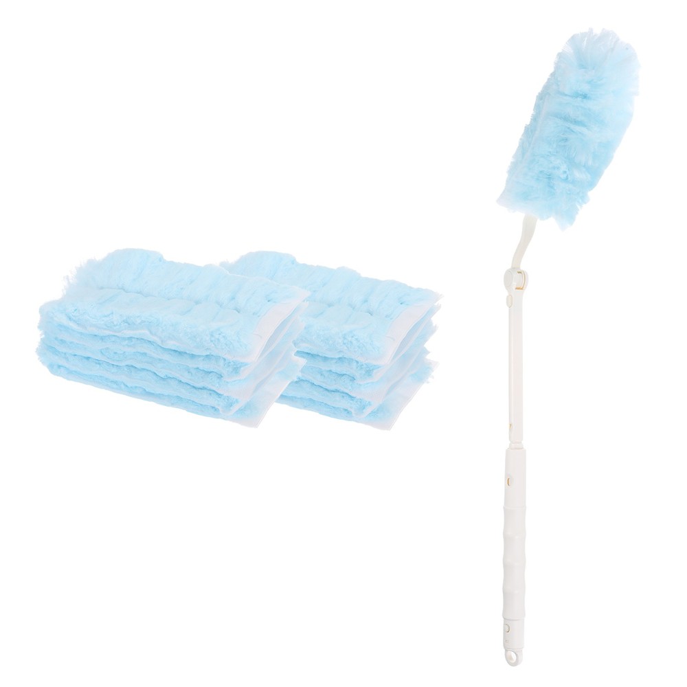 1 White Flexible Refill Handle Count, for 10 Blue Downs