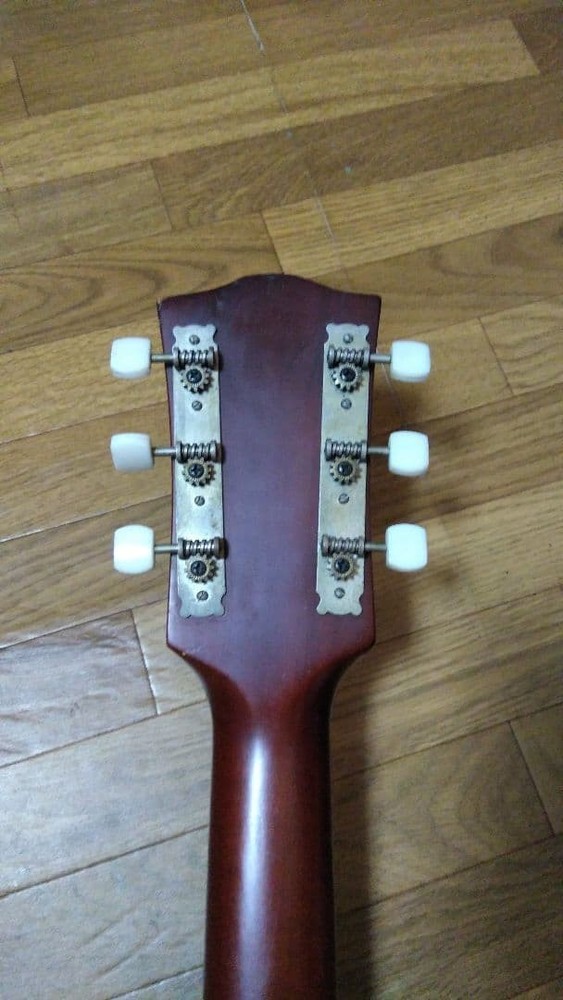 Vintage Acoustic Guitar Details Unknown