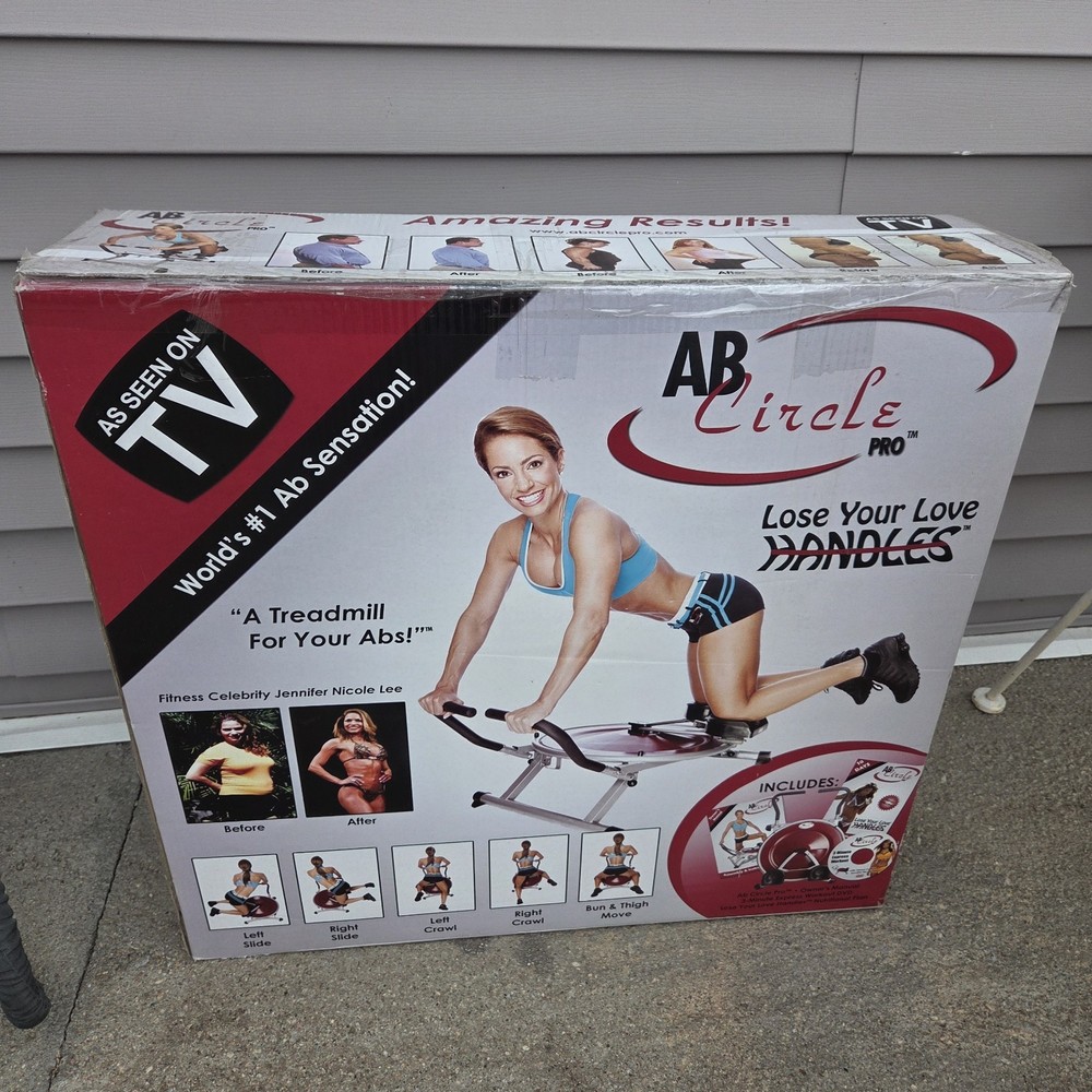 AB Circle Pro  Exercise Core Abdominal Machine Workout Home Gym NEW Improved