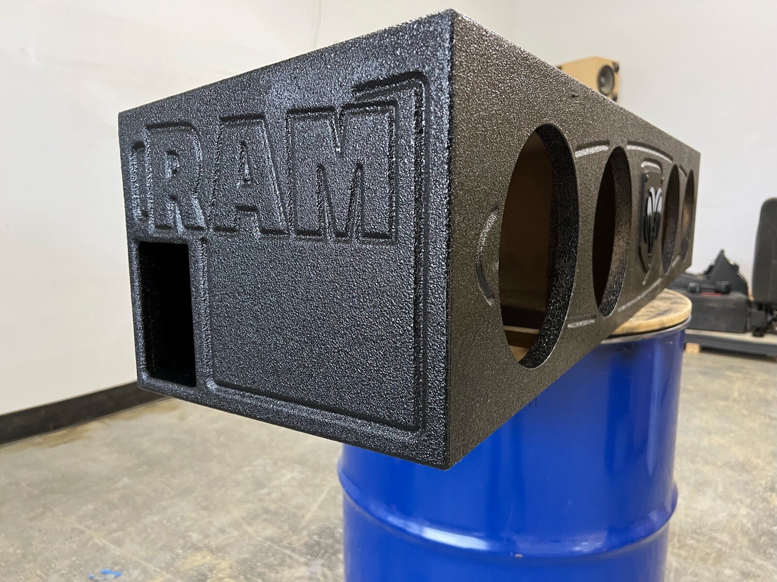 2019-2022 Dodge Ram 1500 Crew Cab Sub Box 4x8” Subwoofer Enclosure Ported