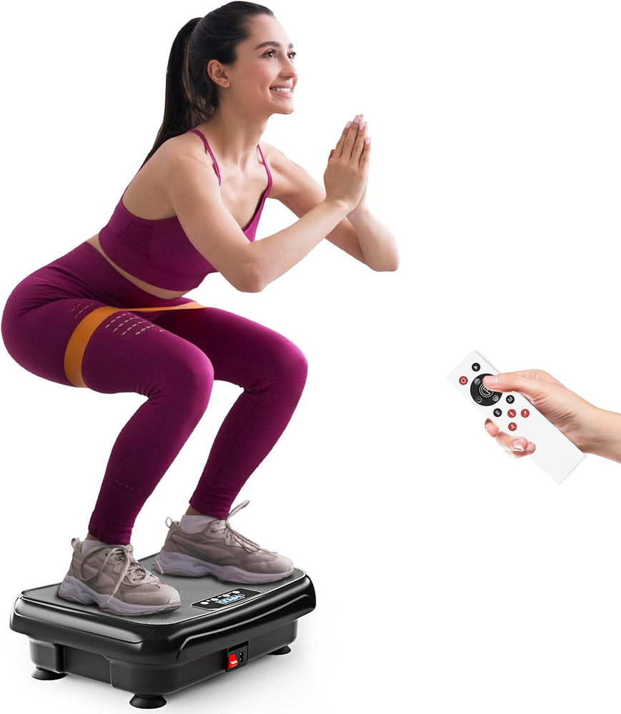 Vibration Plate Exercise Machine Mini Vibrating Plates for Lymphatic Drainage an