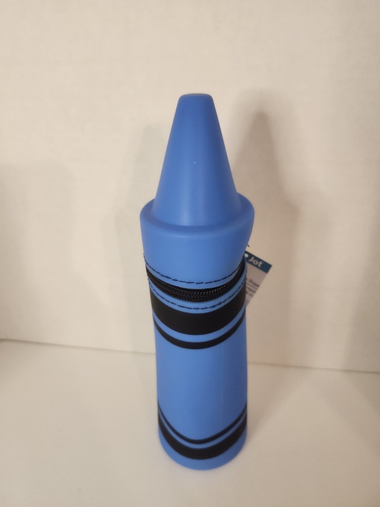 Crayon Shape Rubber Pencil Pouch - NEW