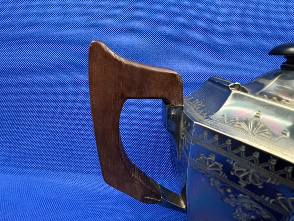 Antique Silver plated Teapot, JD & S.