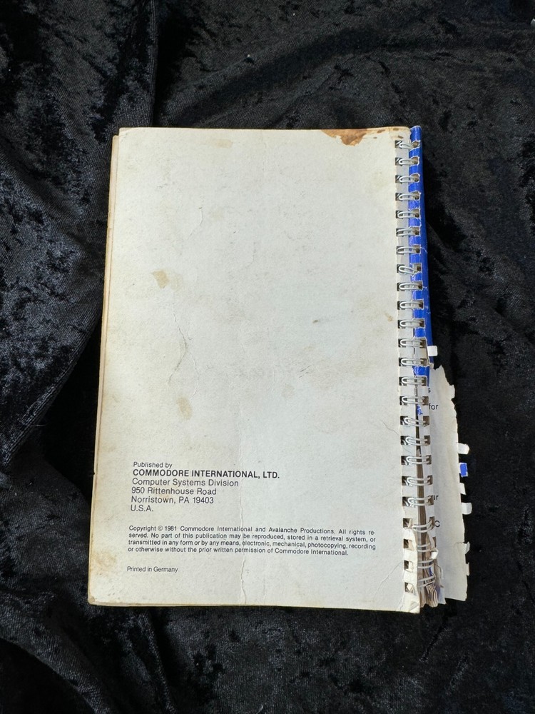 VIC 20 Personal Computing Computer Guide