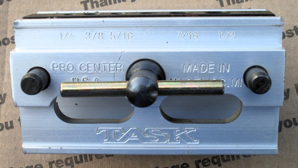 TASK PRO CENTER DOWELING JIG MADE IN USA NICE USED.