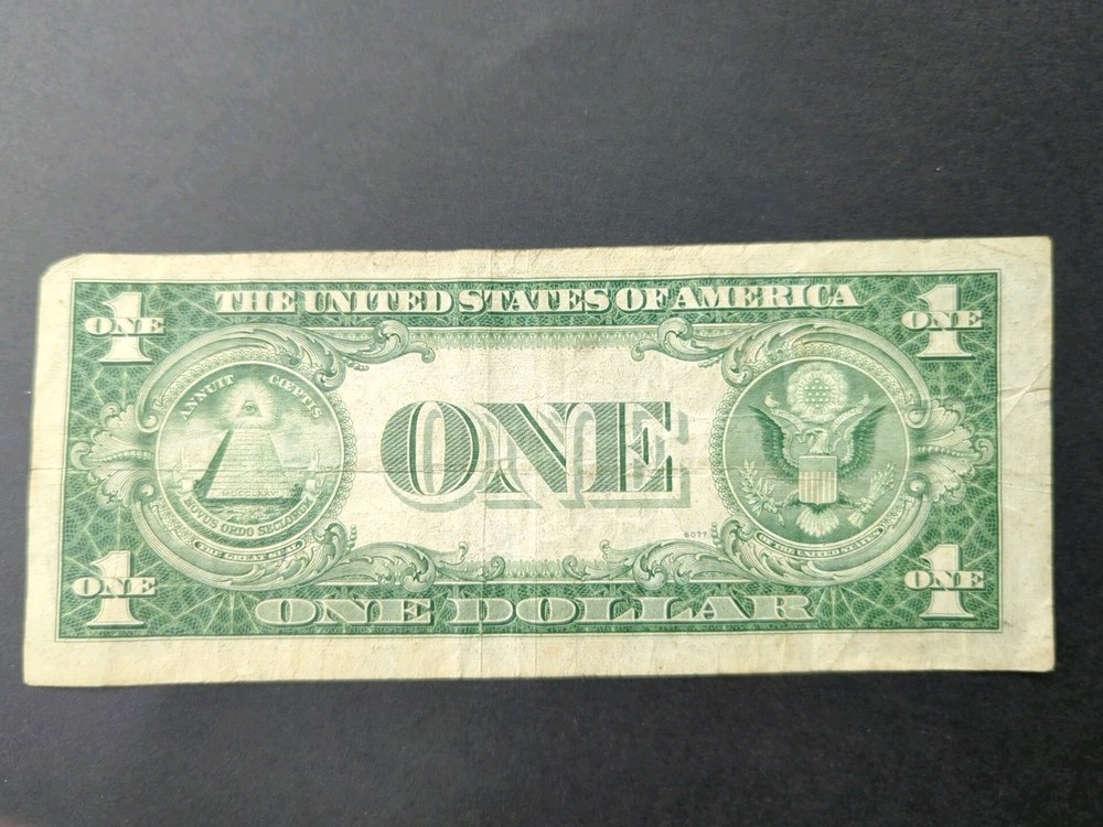 1935E US One Dollar Silver Certificate Banknote