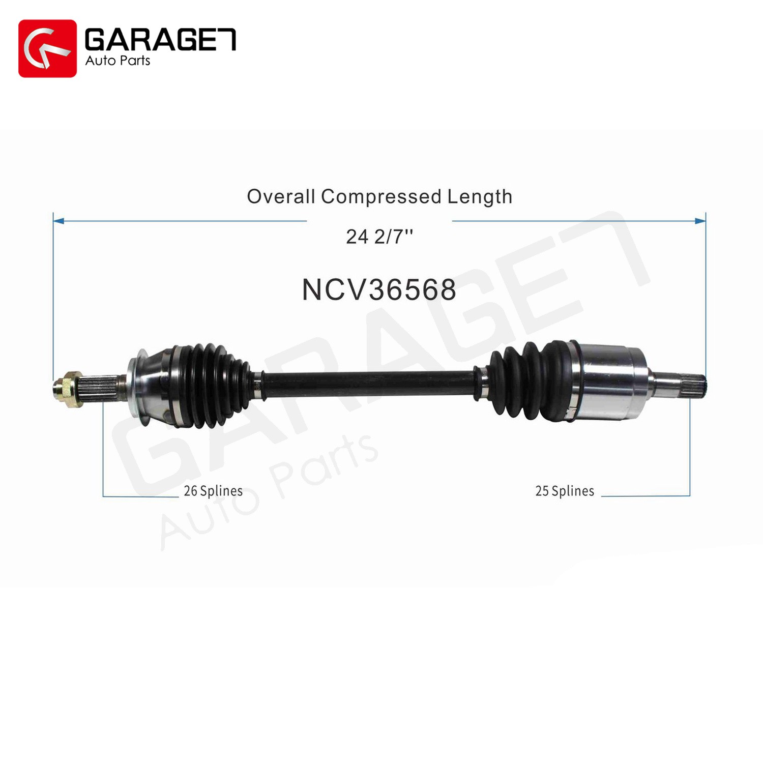 For 2006-2011 Honda Civic 1.8L Automatic Trans Pair Front CV Axle Shaft Assembly