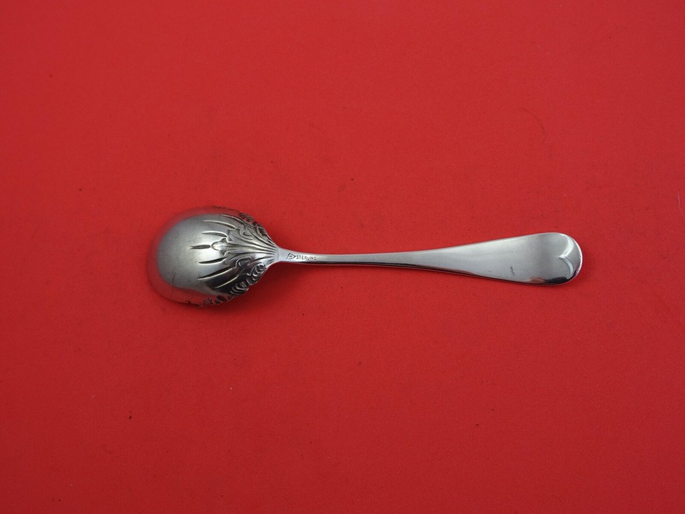 Pattern Unknown by Watson Sterling Sugar Spoon brite-cut 5 7/8"