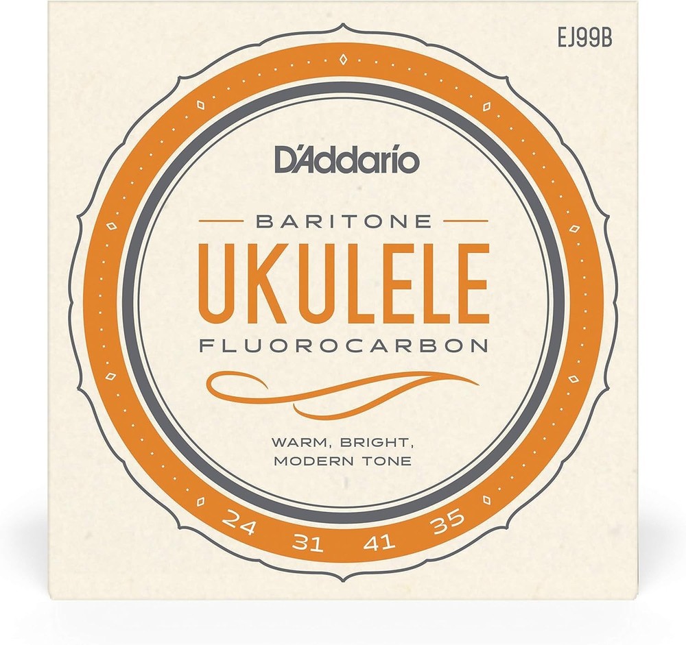 Fluorocarbon Baritone Ukulele Strings - EJ99B Set with Copper Wound
