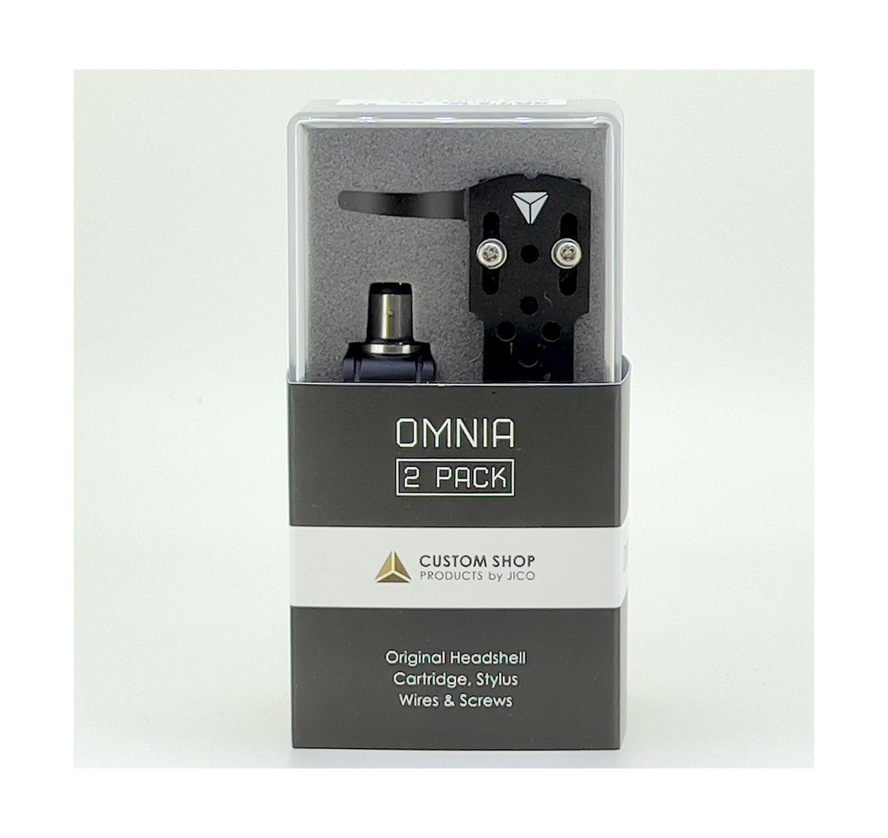 JICO Omnia J44A 7 DJ IMP SD (2-Pack) Mounted on Black Jico Headshells