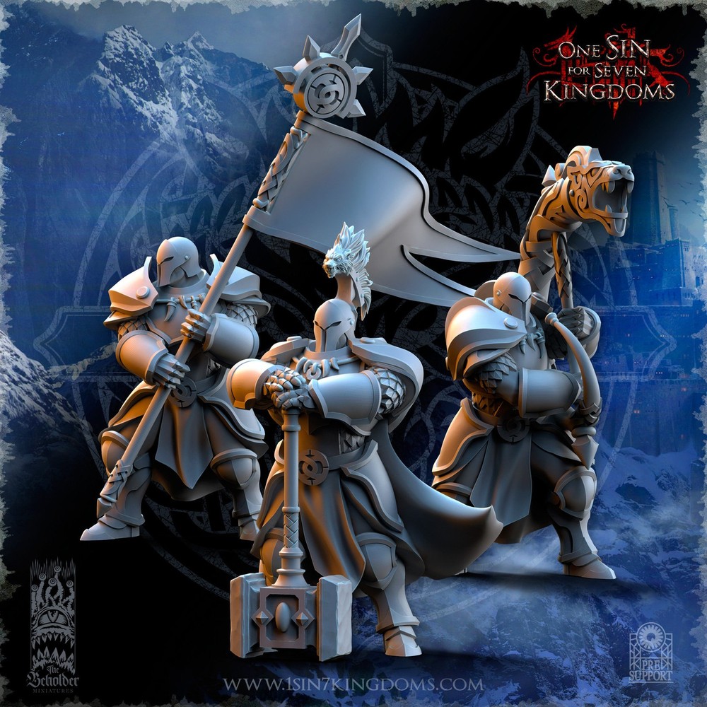 StormWolves Sunderers Command | The Beholder Miniatures