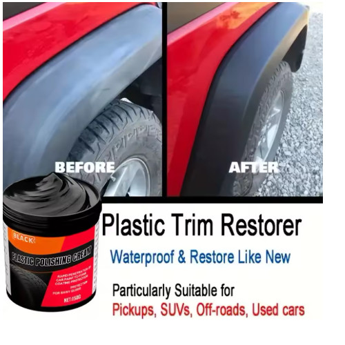 Car interior polish black