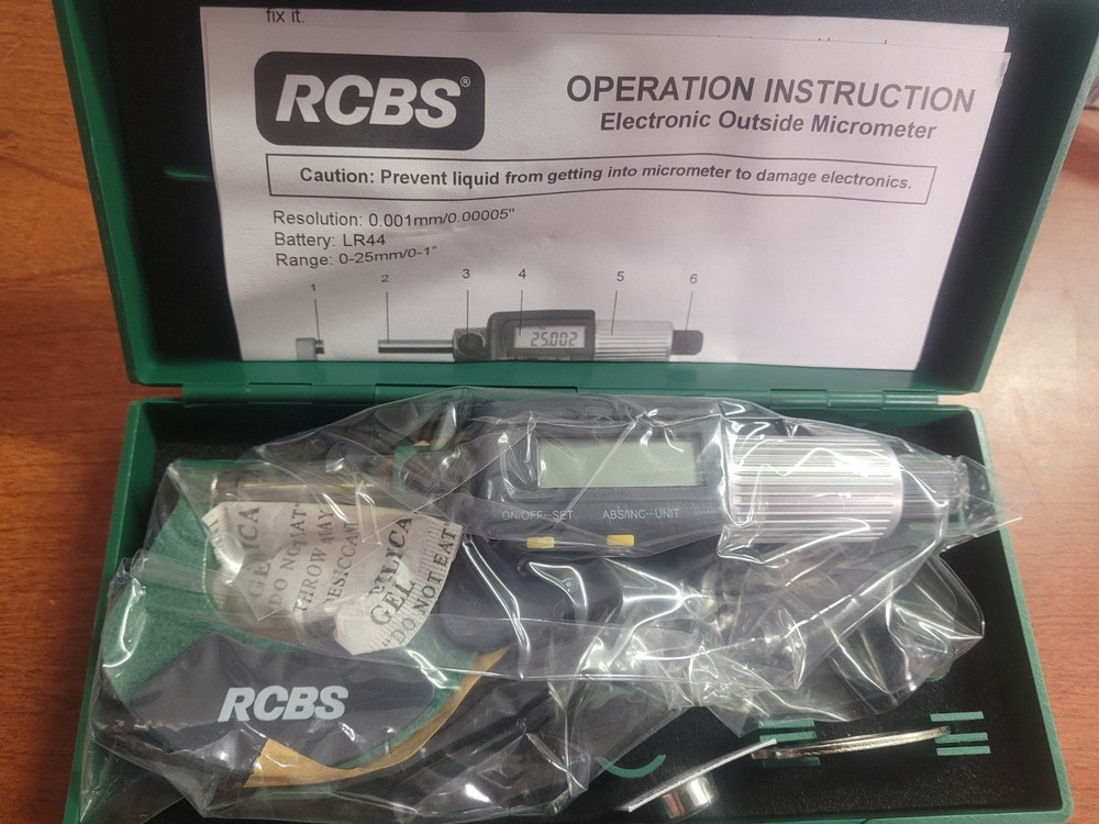RCBS Electronic Digital Micrometer #87320