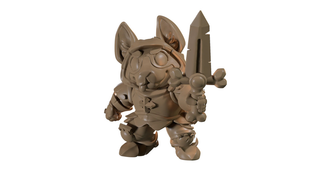 Capsule Chibi - Corgi Paladin