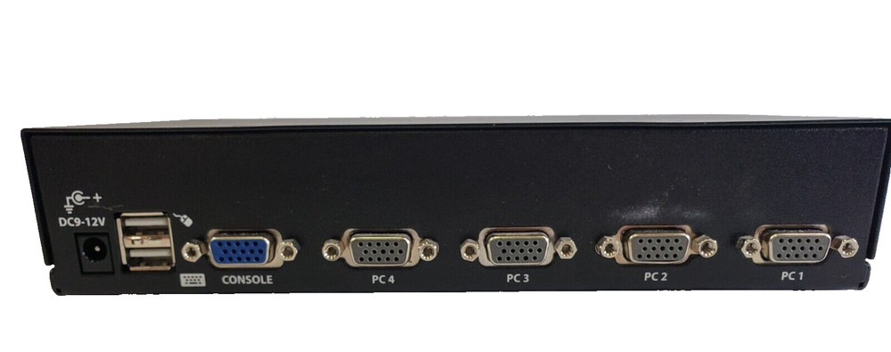 StarTech 4 Port 1U Rackmount USB KVM Switch with OSD - Rack-mountable