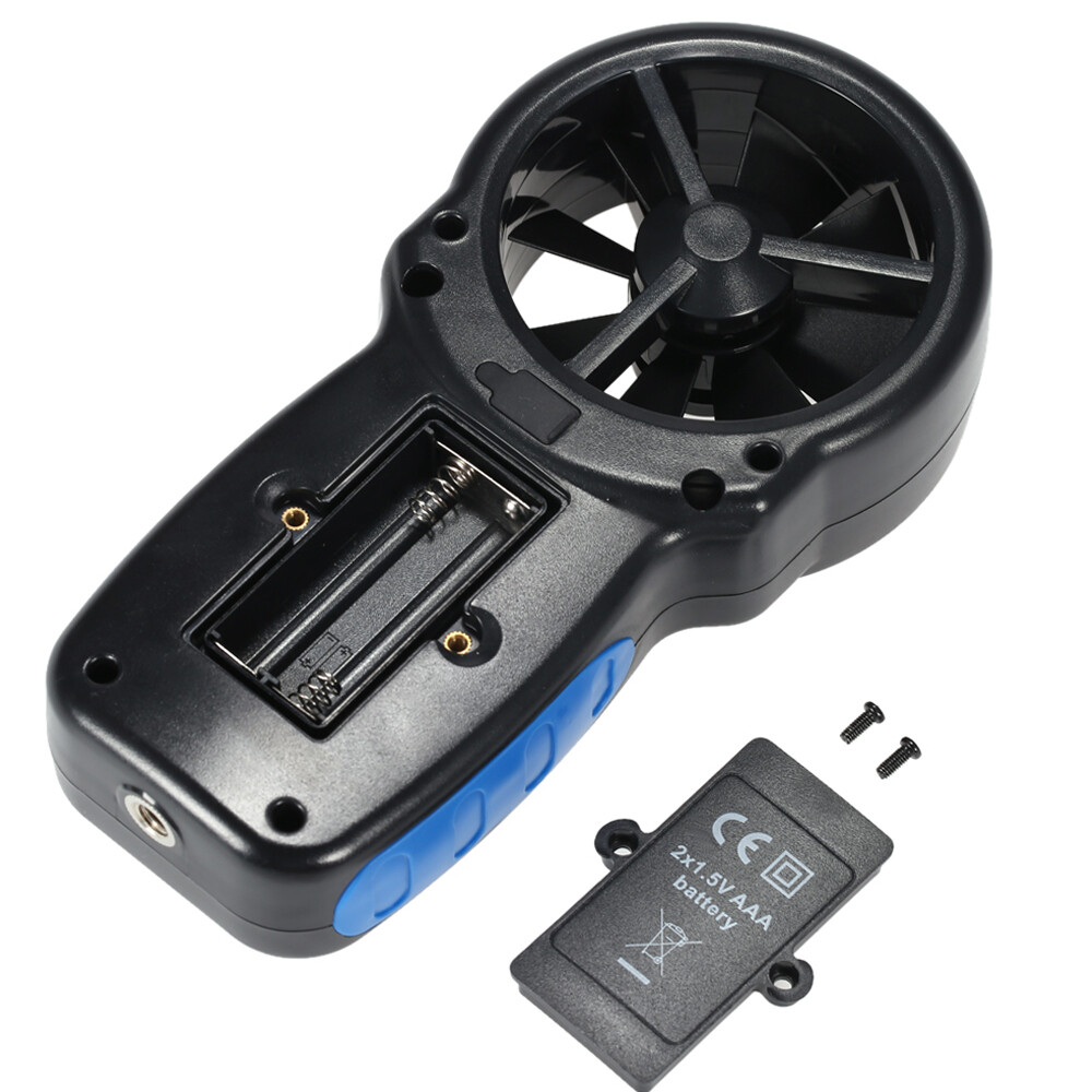 HOLD- LCD DIGITAL ANEMOMETER WIND VELOCITY M1N4