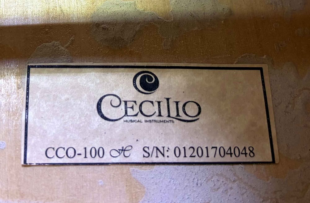 Cello Cecilio 50" Great Condition Need 1 string Case has broken zipper