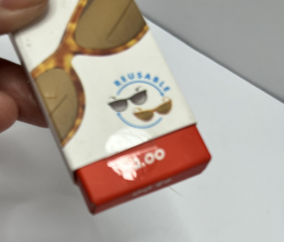 StickTite Stick-On Reading Lenses +2.00 Small 28mm Reusable Magnifier Pair