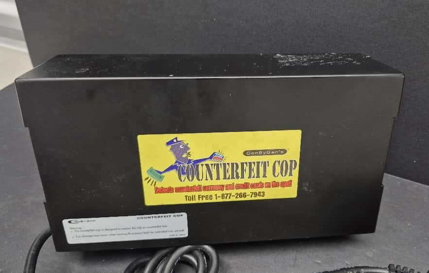 COUNTERFEIT COP by CONSYGEN COUNTERFEIT DETECTION MACHINE UV BLACK LIGHT