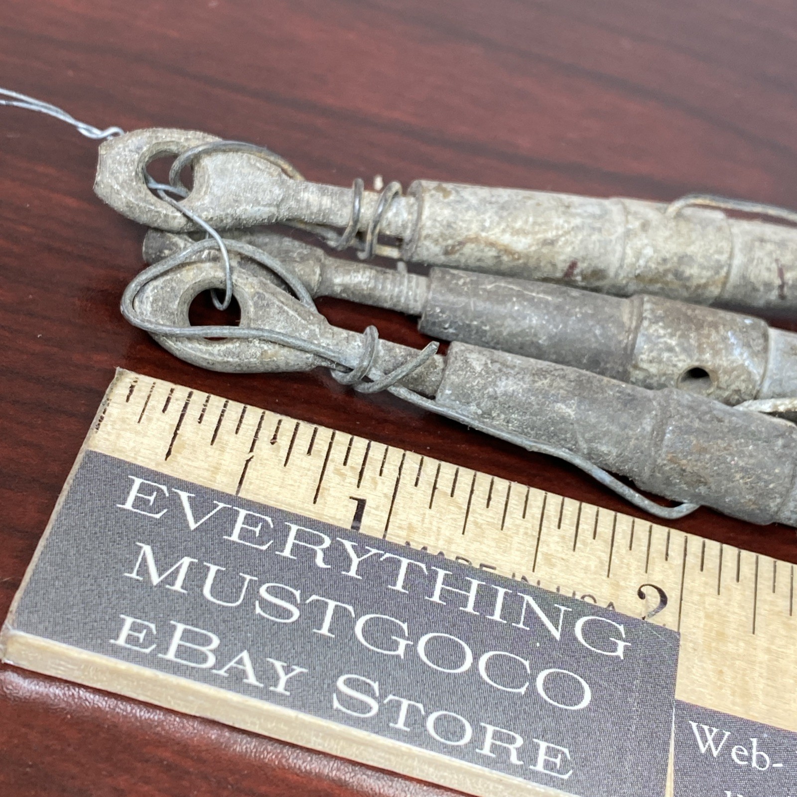 Vintage Lot Of 3 Marine (NON MAGNETIC) 4” Long Turnbuckles Maritime Sailboat