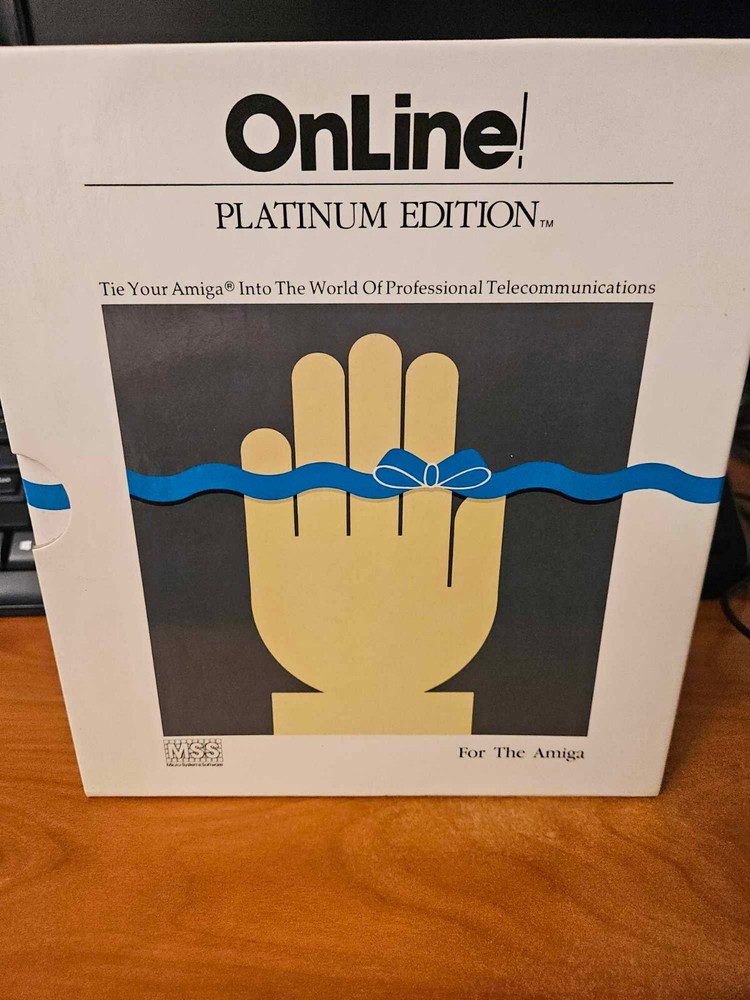 OnLIne! PLATINUM EDITION by Micro-Systems Software for the Amiga Computer.