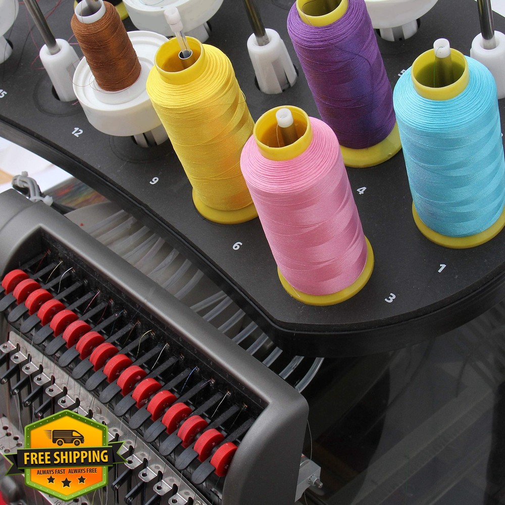 Threadart Polyester Machine Embroidery Thread - Lemonade 5000M High Tenacity