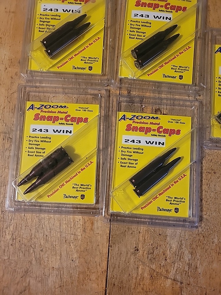 (2) A-Zoom Snap Caps For .243 Win In Original Packaging
