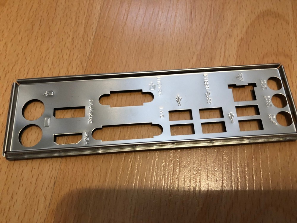 ASUS IO SHIELD for ASUS  B85M-E ,B85M E CSM , Q87M-E , Q87ME CSM SI ,CLASS-A