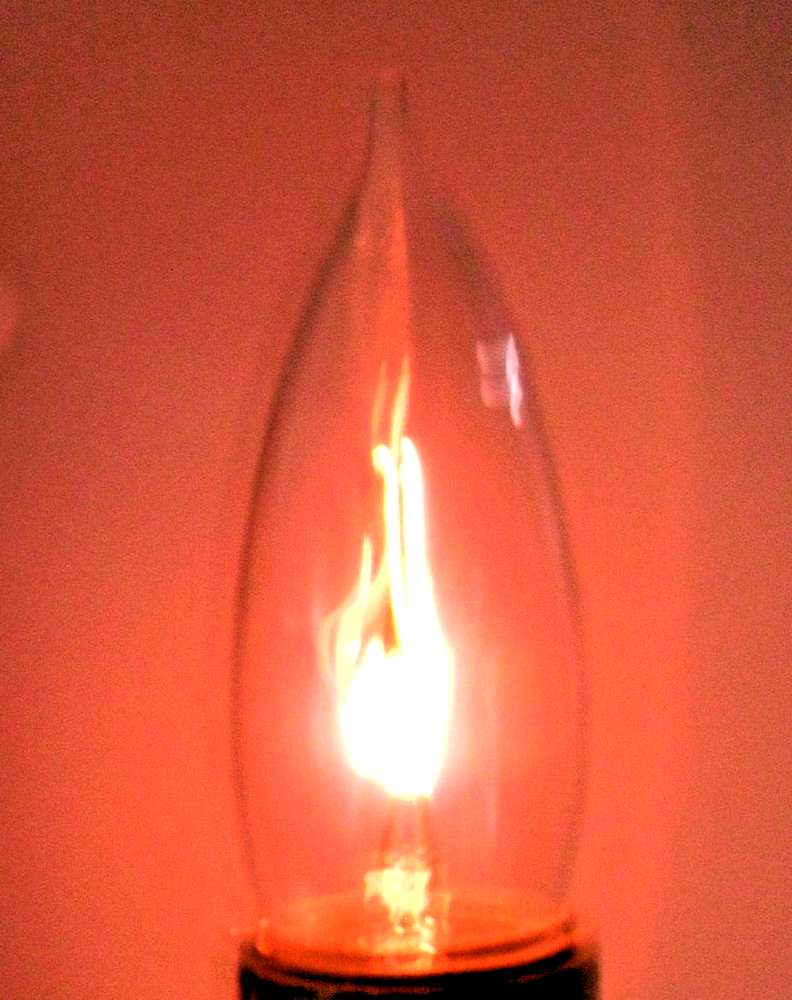 FLICKER LIGHT BULBS: MED BASED SKTS TM-989