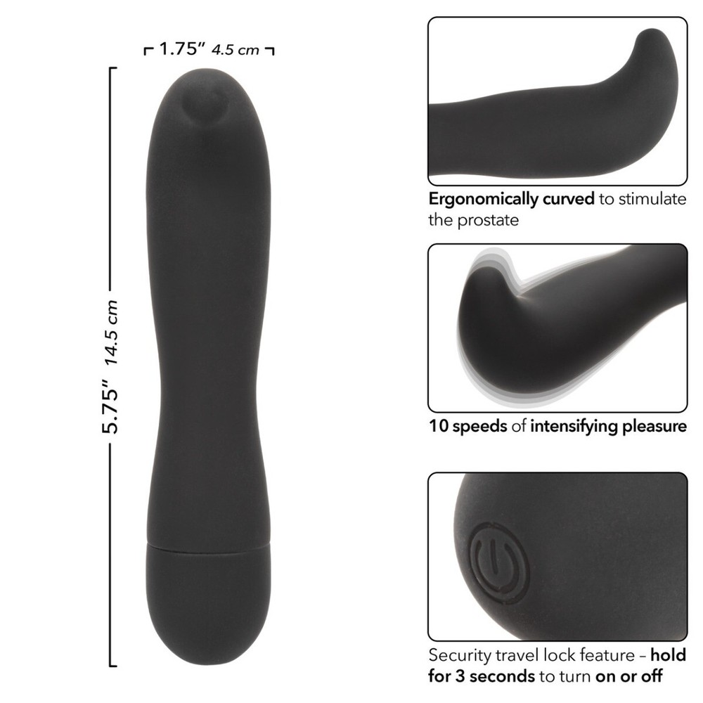 Dr Joel Kaplan Rechargeable Vibrating Prostate Massager Anal Probe Vibrator Plug
