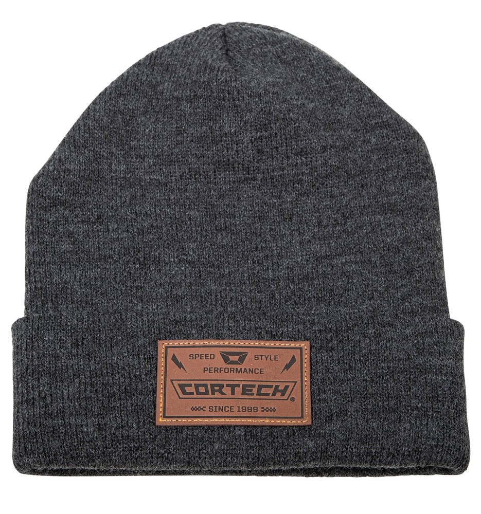 Cortech Logo Beanie Hat Charcoal