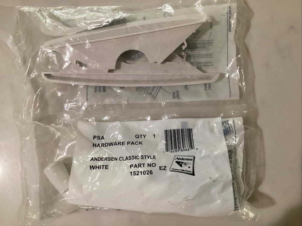 Andersen Classic Style Hardware Pack 1521026 White Window Operator New