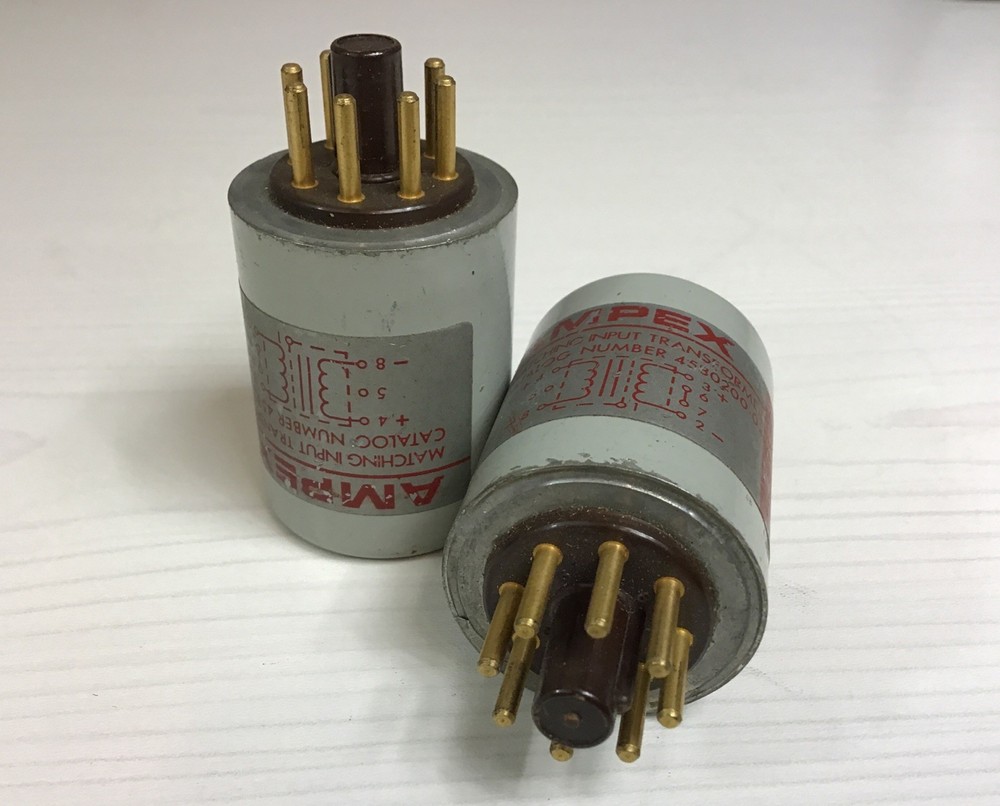 Pair of AMPEX 4580200-02 Matching Input Transformers 440
