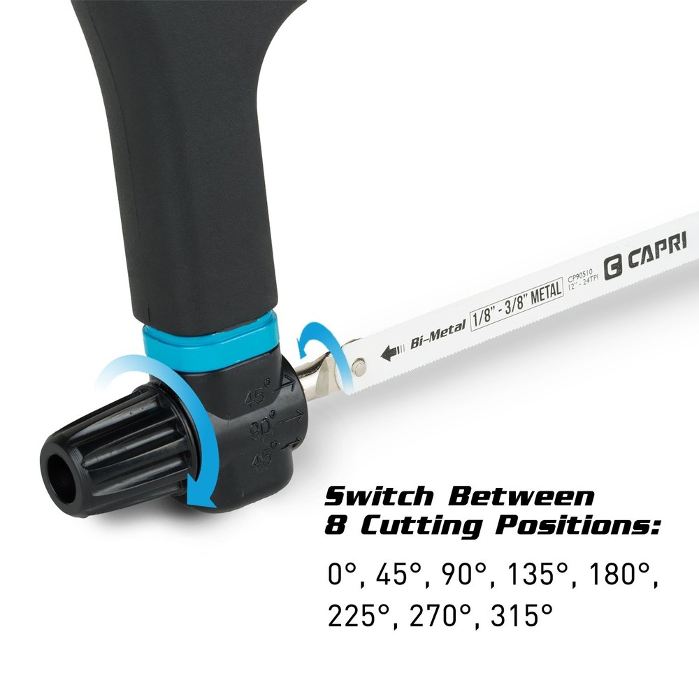 Capri Tools High Tension MultiAngle Hacksaw