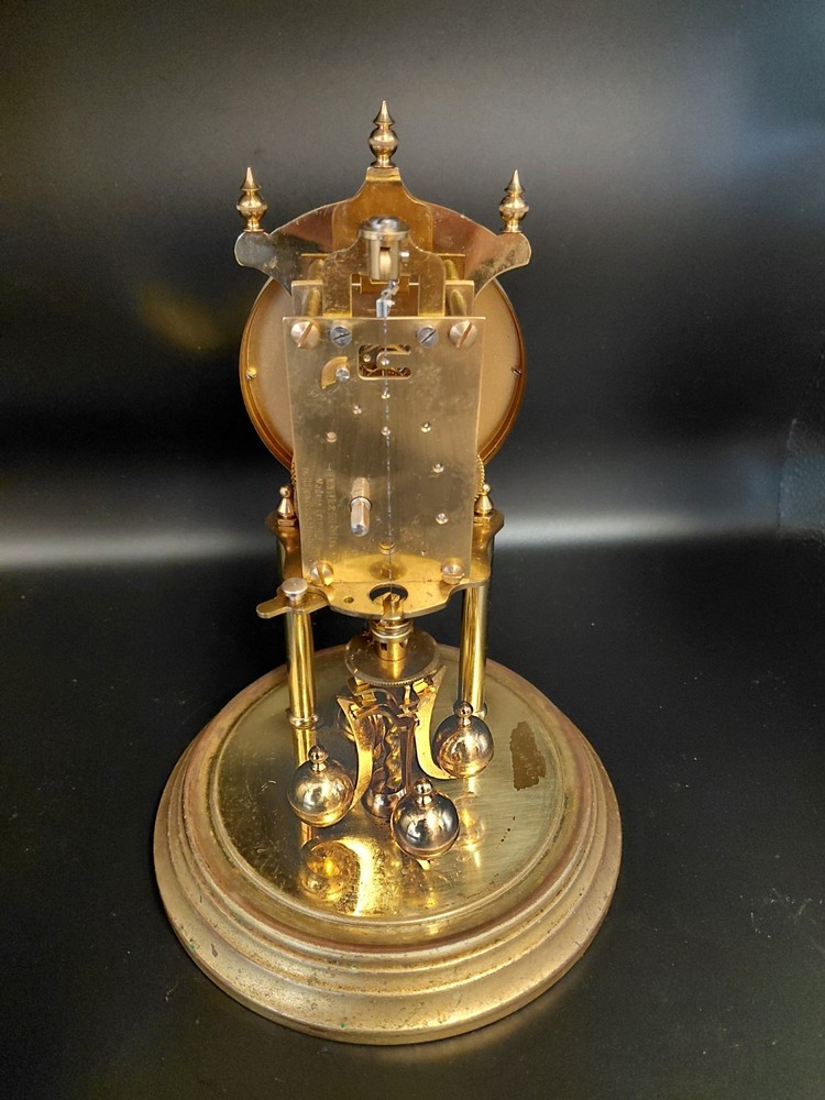 Kundo Pearlescent Vintage Clock Made In Germany Dated 1921