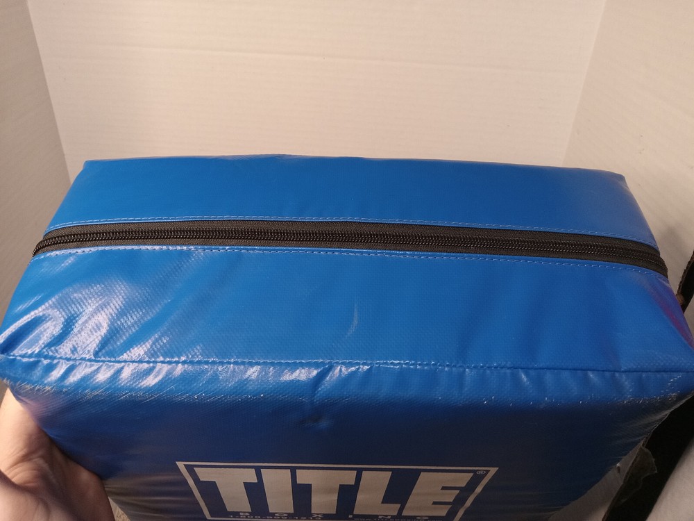 Title Boxing Pro Punch Shield Blue Curved Body Shield
