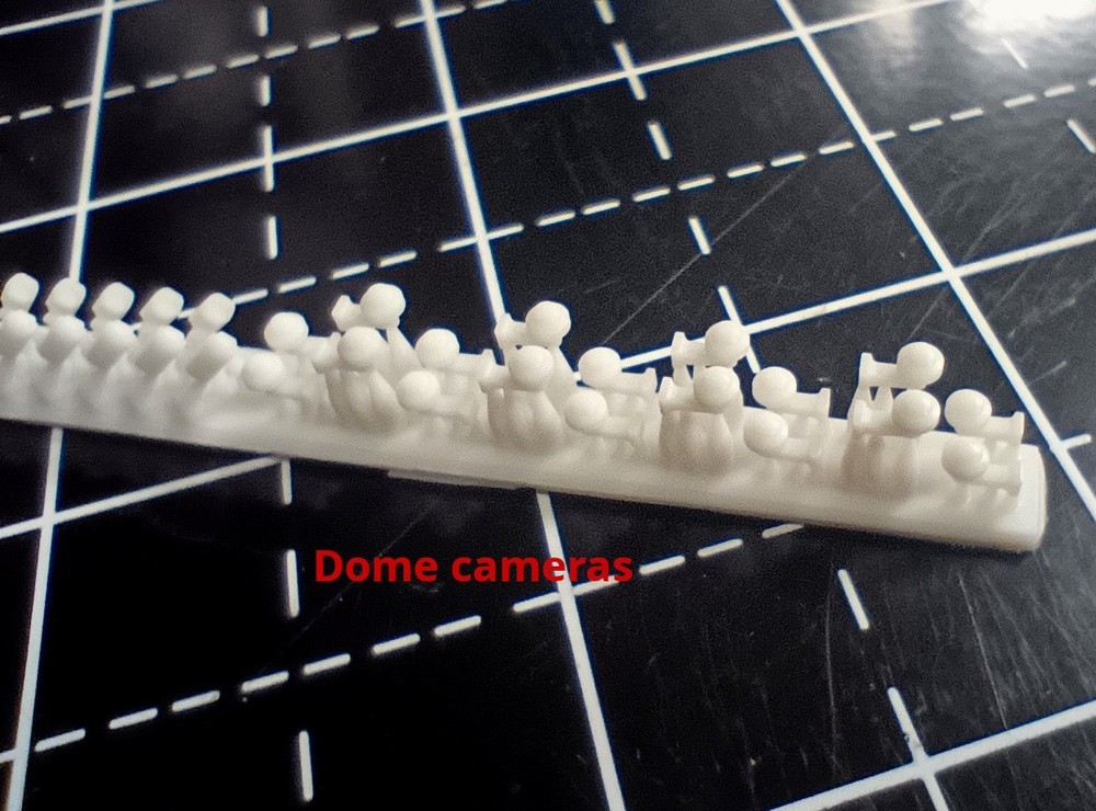 HO Scale Security Cameras 60pcs