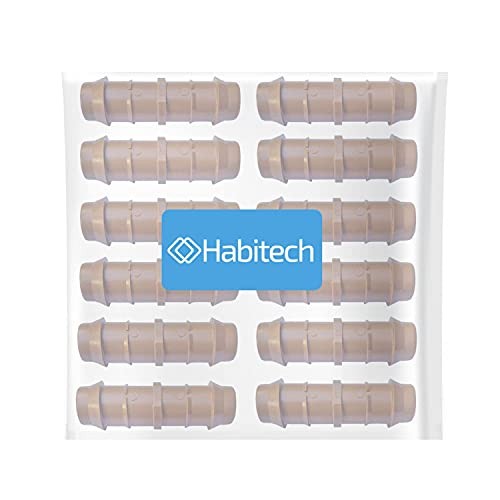 1/2" Coupling Drip Irrigation Fittings (12 Pack) - Barbed Drip Line Coupler