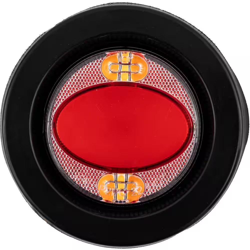 2.5 Inch Marker Strobe Combo Light-Red/Amber
