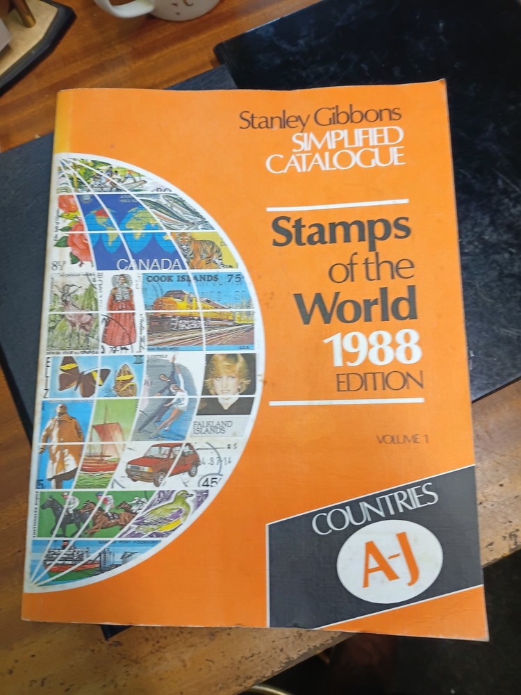 STAMPS OF THE WORLD 1988 VOLUME 1 AND 2 STANLEY GIBBONS