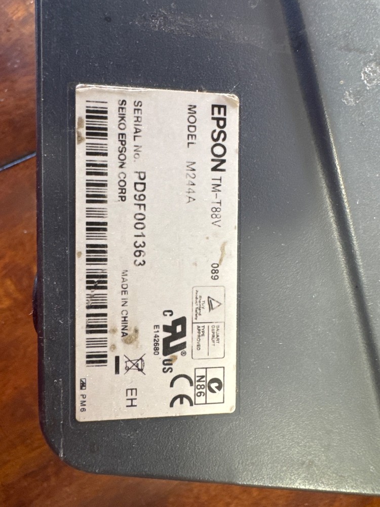 Epson Thermal Receipt Printer - TMT88V