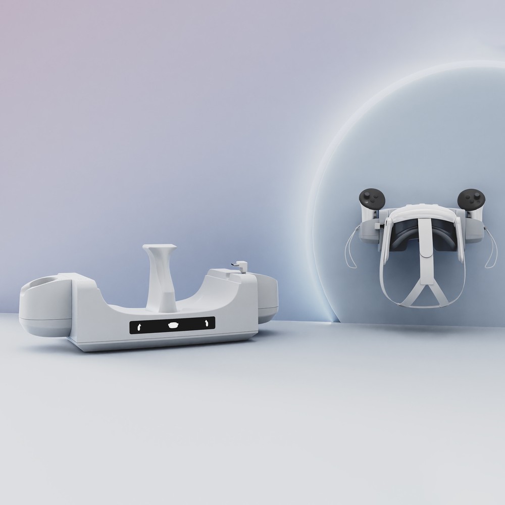 For Oculus Quest 3 VR Headset Controller Charging Dock Wall Mount Charger Stand