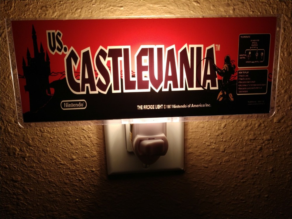 Vs. Castlevania Arcade Marquee Night Light