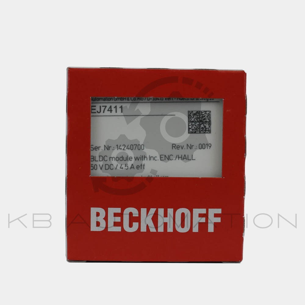 EJ7411 Beckhoff EtherCAT plug-in module, 1-channel motion interface, BLDC motor